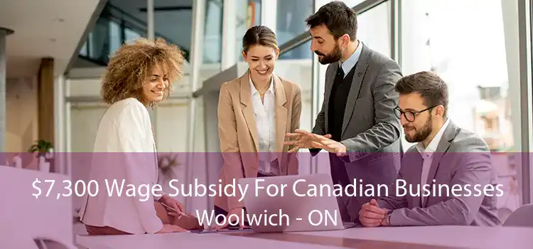 $7,300 Wage Subsidy For Canadian Businesses Woolwich - ON
